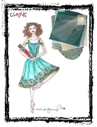 Melissa Baswell's winning design for the Joffrey Ballet's Nutcracker