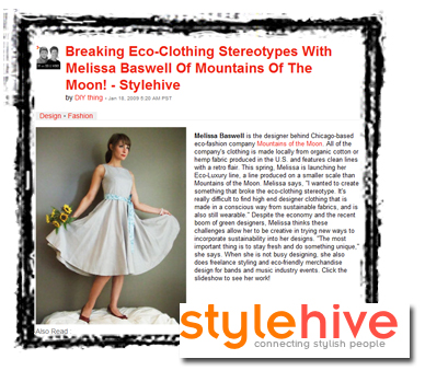Designer Melissa Baswell in the Style Hive